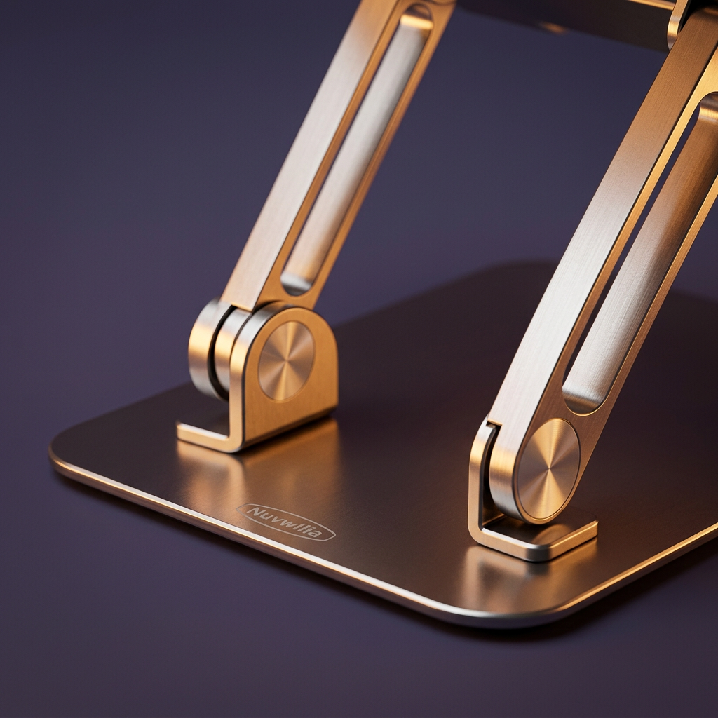 Nuvwllia engraved base and circular arm pivot details