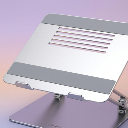 Detail of parallel ventilation slots and gray contact strips