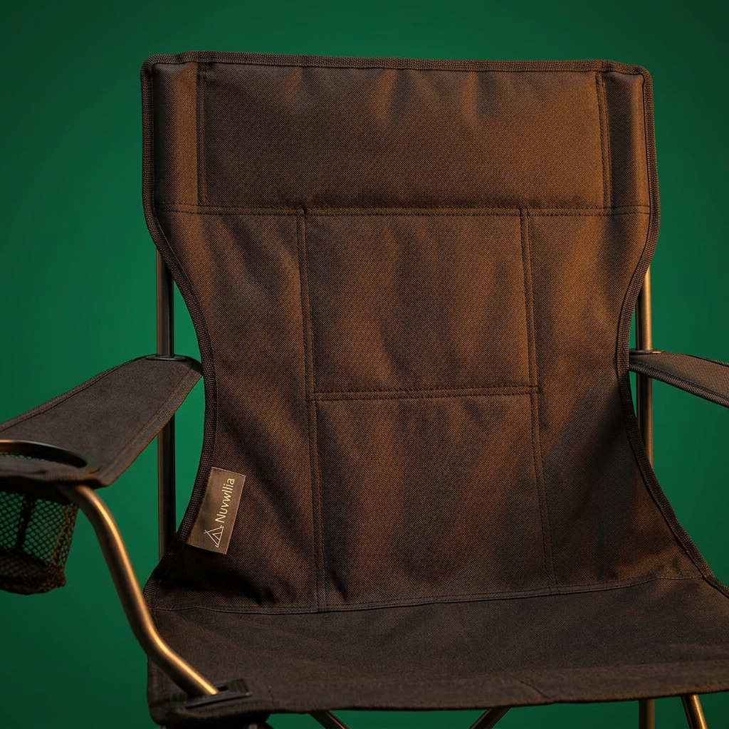 Stitched upper back panel and Nuvwllia label detail
